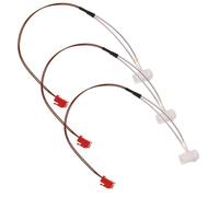 STOBAZA Lot de 3 Capteurs de Température Ntc50K 2 Fils pour Chauffage de Stationnement Boîtier Céramique Marron Capteur de Surchauffe à Connecteur Carré Compatible Chauffage Diesel