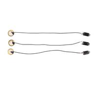 STOBAZA Lot de 3 Capteurs Piézo Universels pour Guitare Acoustique, Ukulélé et Kalimba, Micro de Rosace 30 Cm, Transducteur Électrique de Contact pour Instruments de Musique, Accessoire