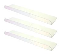 STOBAZA Lot de 3 Étagères Murales Flottantes en Acrylique Transparent 40 X 9 X 3 CM Rangement Mural Polyvalent pour Salle de Bain la Cuisine et Salon Étagère à Suspendre pour Livres