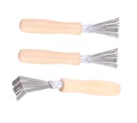 STOBAZA Lot De 3 Outils Nettoyants Pour Brosses à Cheveux Et Peignes, Petite Taille, Plastique Léger, Pour Usage Domestique Et Voyage, Nettoyage Des Griffes Et Résidus De Cheveux