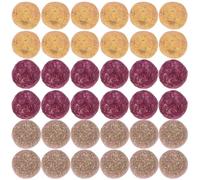 STOBAZA Lot de 36 Boules à Mâcher pour Cobayes et Hamsters, Jouets Dentaires en Plante Naturelle pour Petits Animaux, Favorisant Le Broyage des Dents et L'accompagnement Quotidien
