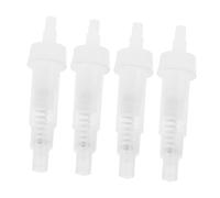 STOBAZA Lot de 4 distributeurs de savon pour évier de cuisine, salle de bain, pompe de rechange facile à presser pour après-shampoing et lotion