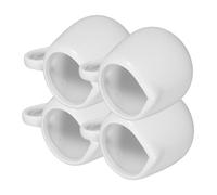 STOBAZA Lot de 4 Mini-Tasses à Sauce en Céramique Poignée Crémier à Lait 50 Ml pour Cafés et Hôtels