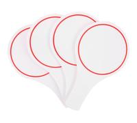 STOBAZA Lot de 4 Tableaux de Score Effaçables à Sec 15×25 CM Panneaux Portables pour Juges et Jeux de Quiz Accessoires Légers et Solide pour Événements Sportifs et Votes