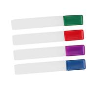 STOBAZA Lot de 4 Tubes en Plastique pour Aiguilles à Tricoter Longues 41x6x3,5 Cm, Étui de Rangement Coloré Portable pour Tricot, Accessoires Couture et Broderie