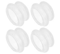 STOBAZA Lot de 4 Ventouses de Massage en Silicone Haute Transparence pour Soins du Visage et Spa, Appareil de Ventouses Esthétiques pour Confort Doux et Thérapie Cutanée