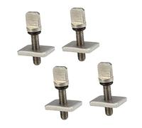 STOBAZA Lot De 4 Vis D'ailerons en Acier Inoxydable Résistantes à La Corrosion, Vis à Ailettes Pratiques pour Longboard, Accessoires De Surf pour Planche Arrière, Pièces De Surf Solide Et Étanches