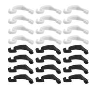 STOBAZA Lot de 40 Clips de Fixation pour Cage à Lapin et Petits Animaux Plastique Léger PP Installation Facile pour Porte de Cage