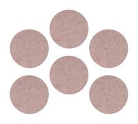 STOBAZA Lot de 6 Diffuseurs Anti-éblouissement pour Plafonnier, Abat-jour Rond en Tissu 10 Cm, Protège les Yeux Bébé, Diffuseur de Lumière Douce pour Lampes Led, Chambre et Bureau