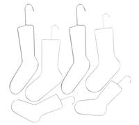 STOBAZA Lot de 6 Supports Métalliques pour Chaussettes - Kit de Blocage en Métal Dimensions 16X15 CM 23X203 CM et 254X267 CM - Présentoir Polyvalent pour Tricot Crochet Mise