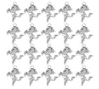 STOBAZA Lot de 60 Breloques Cheval Galop en Alliage Ancien Pendentifs pour Création de Bijoux DIY Ornements Nouvel An Chinois 2026 Accessoires Artisanaux Fête du Printemps