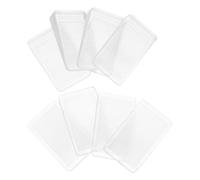 STOBAZA Lot de 8 Cale de Nivellement pour Meubles en Caoutchouc 4 Grandes et 4 Petites Cales Triangulaires Réglables Transparentes Niveleurs pour Pieds de Table et Armoires Protection