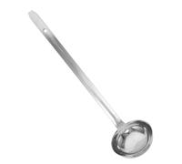 STOBAZA Louche à Soupe Inox Épaisse Cuillère Longue Poignée pour Service Sauce Portionnage Cuisine Professionnelle