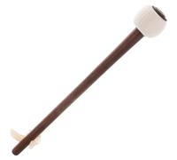STOBAZA Maillet Léger en Bois de Noyer Blanc Embout en Tissu, 25 CM, pour Gong Chinois et Xylophone, Conçu pour Musiciens Adultes et Garçon et Filles
