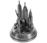 STOBAZA Maquette Monument New York en Métal Argenté, Décoration