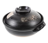 STOBAZA Marmite en Céramique avec Couvercle, Petite Cocotte de 23 Cm pour La Cuisine Maison, Cocotte à Riz à Surface Émaillée Lisse