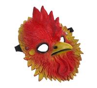 STOBAZA Masque de Coq Cosplay Léger pour Fête Halloween Déguisement Animalier Confortable pour Soirées Carnaval
