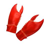 STOBAZA Masque de Homard Latex pour Cosplay et Fête Accessoire Costume Pince Crabe Rouge Masque Animalier pour Halloween et Déguisées