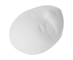 STOBAZA Masque Renard en Pvc Blanc Non Peint pour Loisirs Créatifs, Confortable à Porter, pour Fêtes et Cosplay, Masque à Décorer pour Bal Masqué