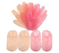 STOBAZA Masques Hydratants Moufles et Chaussettes Spa Hydratants Réutilisables pour Mains et Pieds Agents Adoucissants et Exfoliants