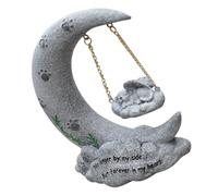 STOBAZA Mémorial pour Chat de Lune, Pierre Tombale en Résine