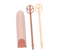 STOBAZA Mini Mixeur Électrique Portable pour Lait Poudre avec Poignée Allongée Outil de Mélange Compact pour Préparation de Lait Infantile Mélangeur Main pour Boissons