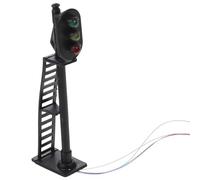 STOBAZA Modèle Miniature Feu de Signalisation pour Maquette Ferroviaire et Décoration de Jardin Réaliste et Léger pour Paysage et Diorama