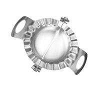 STOBAZA Moule à Dumplings Acier Inoxydable Grand Format Presse Pâte Créative pour Raviolis Empanadas et Mini Pies Outil Facile à Nettoyer pour Cuisine Maison