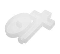 STOBAZA Moule Silicone Grand Format Croix Chrétienne Vintage pour Plâtre Moule à Bougie Rétro en Plâtre Résistant Haute Température DIY Aromathérapie et Décoration
