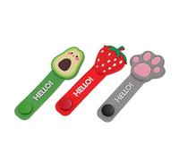 STOBAZA Organisateur de Câble en Silicone 3pcs pour Écouteurs et Câbles de Charge Boucle de Fixation Pratique pour Bureau et Voyage Évite la Perte