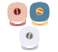 STOBAZA Organiseur de Câbles de Chargement Rotatif 3pcs en Abs Portable Gestion Rétractable pour Rangement de Câbles de Téléphone Bureau Maison