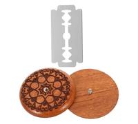 STOBAZA Outil de Scarification Bois et Acier Inoxydable, Résistant à L'usure, Facile à Ranger, Boulangerie Découpe de Pâte