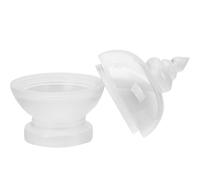 STOBAZA Pagode Bouddhiste en Acrylique Blanc Petit Format, Ornement Délicat pour Décoration Religieuse Bouddha, Accessoire Stable pour Offrande et Décor Intérieur, Modèle Pagode Spirituel