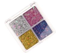 STOBAZA Palette de Fards à Paupières Paillettes, Compact Plastique | Ambiance Halloween, Texture Douce, Format Portable, Prête pour Spectacle