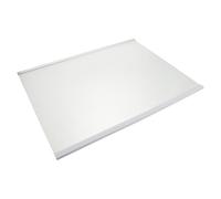 STOBAZA Panneau de Séparation en Verre Trempé pour Réfrigérateur Bords sans Bavures, Facile à Nettoyer, Étagère de Rangement Compatible la Cuisine et Congélateur