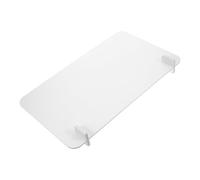 STOBAZA Panneau de Séparation pour Bureau 50X30 CM en PVC Solide, Réouverture des Écoles et Commerces, Protection Anti-Gouttelettes