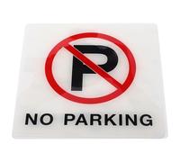 STOBAZA Panneau Interdiction Stationnement Acrylique Résistant Intempéries Signalisation Routière Visibilité pour Voitures et Parkings