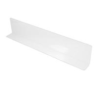 STOBAZA Pare-Éclaboussures pour Coin 40 X 8 X 4 CM Protection Anti-Éclaboussures en PVC Résistant Barrière Étanche pour Salle de Bain et Évier Protège Les Projections D’Eau