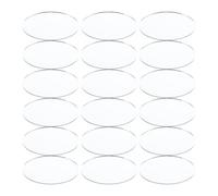 STOBAZA Patchs Miroirs en Verre Ovales et Ronds Faciles à Utiliser et Solide Lot de 50 pour Projets Artisanaux pour Loisirs Créatifs et Décoration Murale