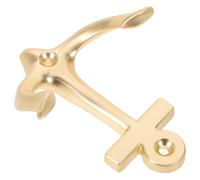 STOBAZA Patère Murale Vintage en Métal Cuivre Brossé D’Ancre Crochet Décoratif Robuste pour Manteaux Serviettes et Chapeaux Entrée Chambre et Salle de Bain Style Rétro Nautique