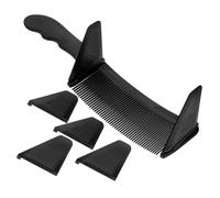 STOBAZA Peigne de Coiffure Incurvé Réglable pour Coupe de Cheveux Peigne Professionnel pour Salon et Usage Domestique Adapté pour Style Dégradé et Finition Plate et Plastique Noir