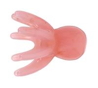 STOBAZA Peigne de Massage et Amélioration du Sommeil Avant le Coucher en Résine Rose Forme Pieuvre 8 Tentacules, Massage Multipoint Profond pour Cheveux pour Relaxation