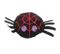 STOBAZA Peluche Araignée Noir pour Chaton et Chat D'intérieur, Interactif à Mâcher en Peluche Unique, Dentition Jeu Autonome