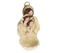 STOBAZA Pendentif Religieux Résine Figurine Nativité Ornement pour Décoration Murale Catholique De Noël Pendentif Chrétien