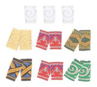 STOBAZA Perles Pour Dreadlocks En Tissu Lot De 15 Pièces Multicolores Accessoires Coiffure Pour Tresses Et Queues De Cheval Pour Hommes Et Femmes Usage Quotidien Et Festival