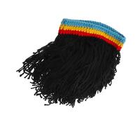 STOBAZA Perruque Cosplay Dreadlocks Noire Maille Épaisse Accessoire de Fête pour Hommes et Femmes Style Court pour Festival et Jeu de Rôle