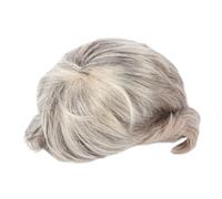 STOBAZA Perruque Femme Courte Lisse Blonde Ou Noire Cheveux Synthétiques Adaptée Pour Fêtes Et Quotidien