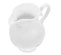 STOBAZA Pichet à Lait Porcelaine Classique avec Poignée Cruche Céramique Vintage pour Café Crémier Européen Polyvalent pour Lait Crème Miel et Sauces