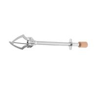 STOBAZA Pince Alimentaire Multifonction Acier Inoxydable Forme Triangle Antidérapante pour Glace et Aliments Accessoire Cuisine Polyvalent pour Buffet et Bbq