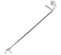STOBAZA Pince Attrape-Serpents en Acier Inoxydable Légère Outil Multifonction Clip de Verrouillage Design Antidérapant Argenté pour Jardin et Travail en Montagne
